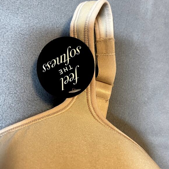 Bali Comfort Bra Womens 40DD Nude Neutral Classic Underwear Beige - Picture 2 of 9